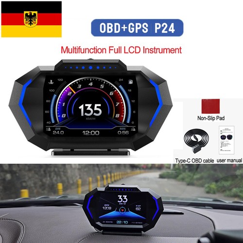 P24 obd2 gps hud - p24, obd2+gps