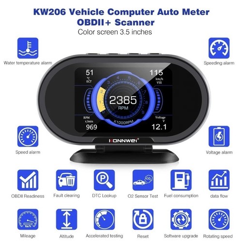 Konnwei kw206 hud display - konnwei,