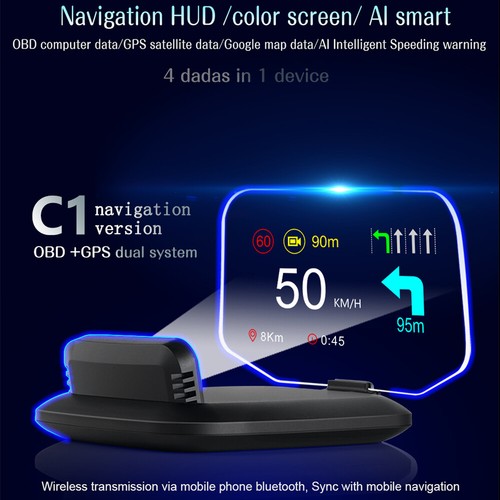 Head display auto obd2 - up,