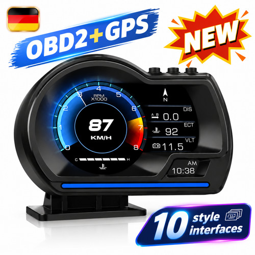 Hud head display gps obd2 - display,