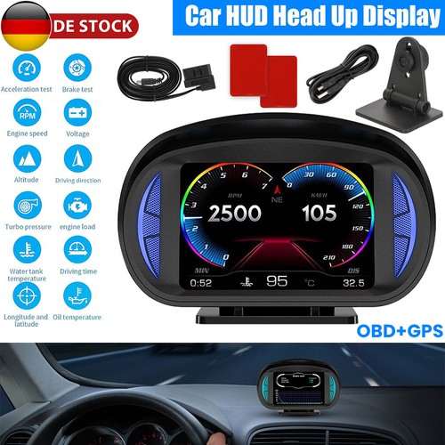 Auto head display hud obd - display, +