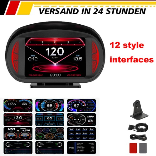 Hud obd2 auto veicolo - obd2,