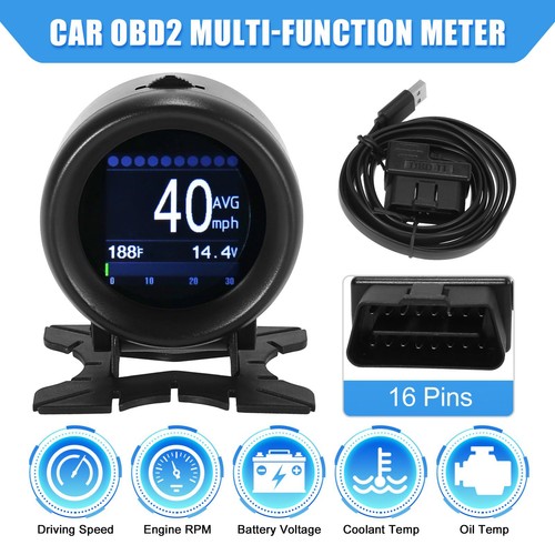 Auto obd2 hud tachimetro - obd2,